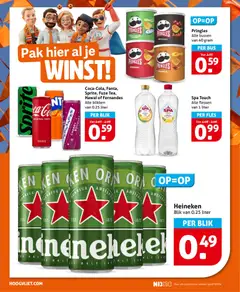 Hoogvliet folder - Voorbeeld van een folder van Hoogvliet, geldig van 17.06.2026 | Pagina: 16 | Producten: Fles, Sprite, Kész piskótalap, Pringles