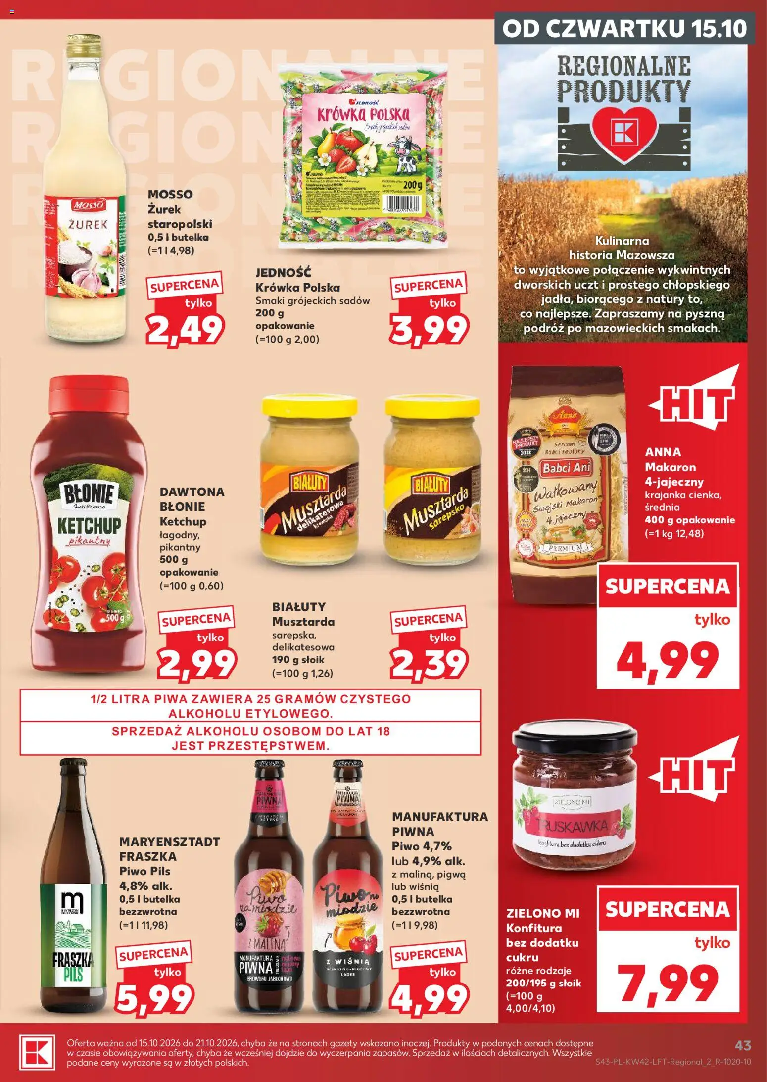Kaufland gazetka od 15.10.2026 | Strona: 43
