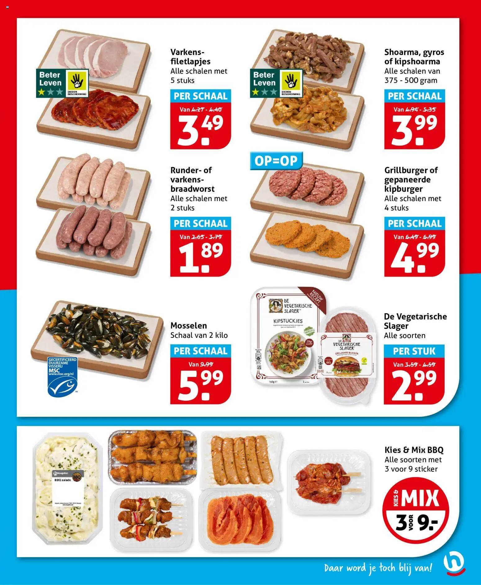 {H1} | Pagina: 11 | Producten: Schaal, Mosselen, Salade, Lapzselatin