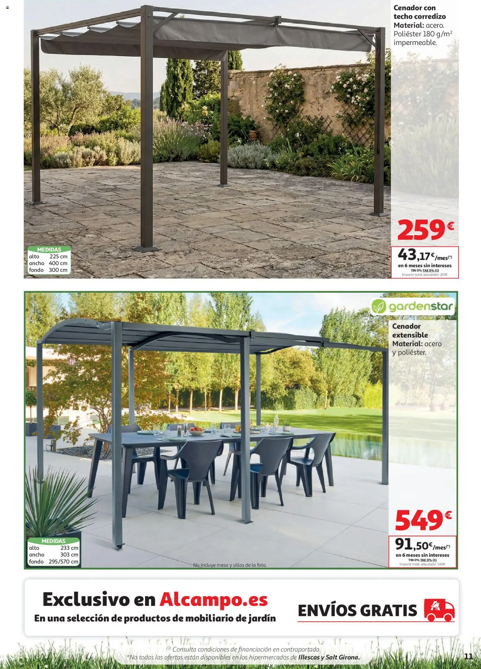 Alcampo Aire Libre HP Cat │ válido desde el 05.05.2026 | Página: 11 | Productos: Mesa