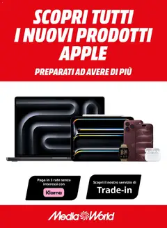 Anteprima del volantino Media World volantino Nuovi Apple valido a partire dal 18/09/2026