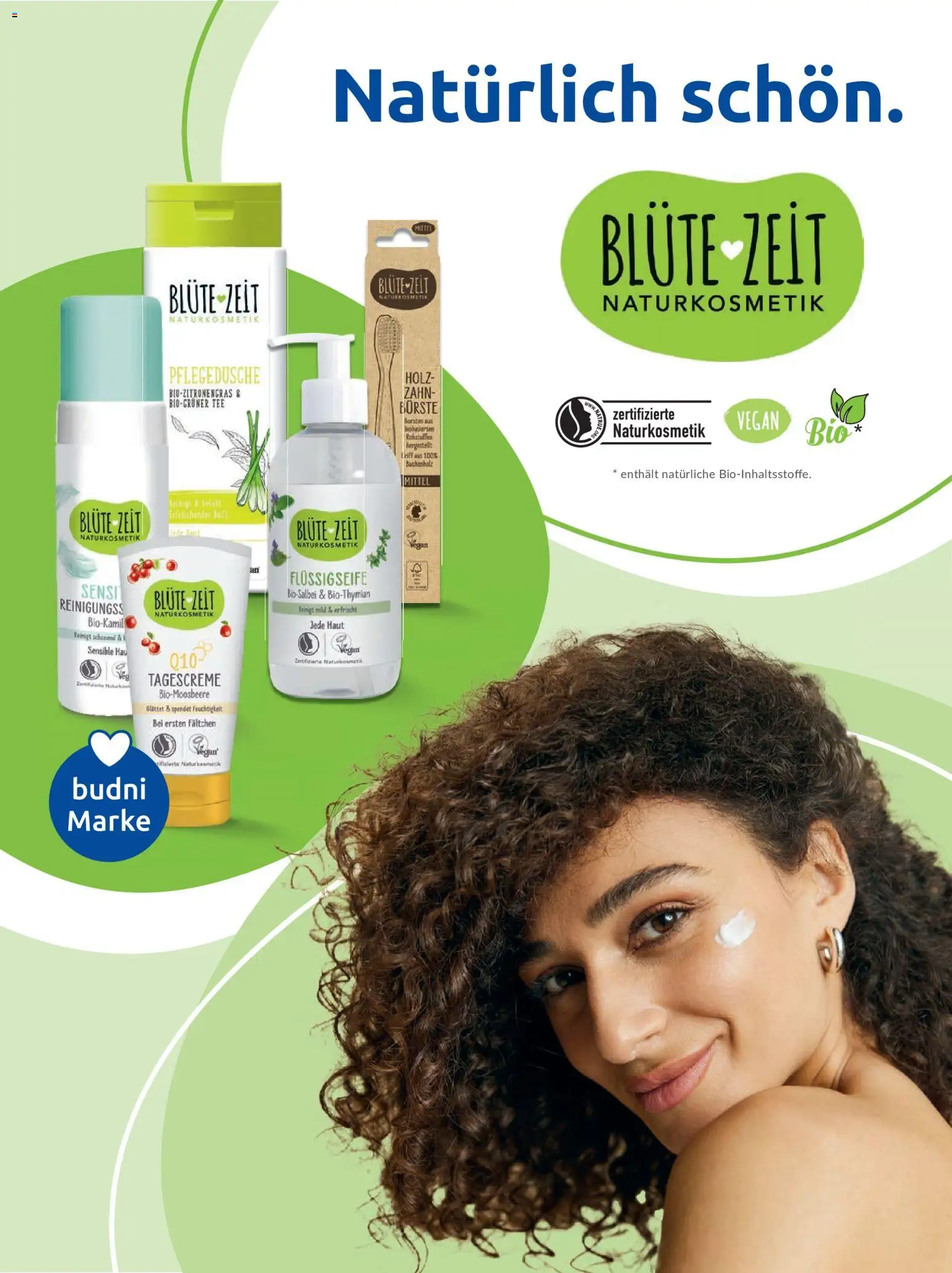 Budni Perle Magazin 04/26 – gültig ab 09.07.2026 | Seite: 4 | Produkte: Bürste, Tee, Tagescreme