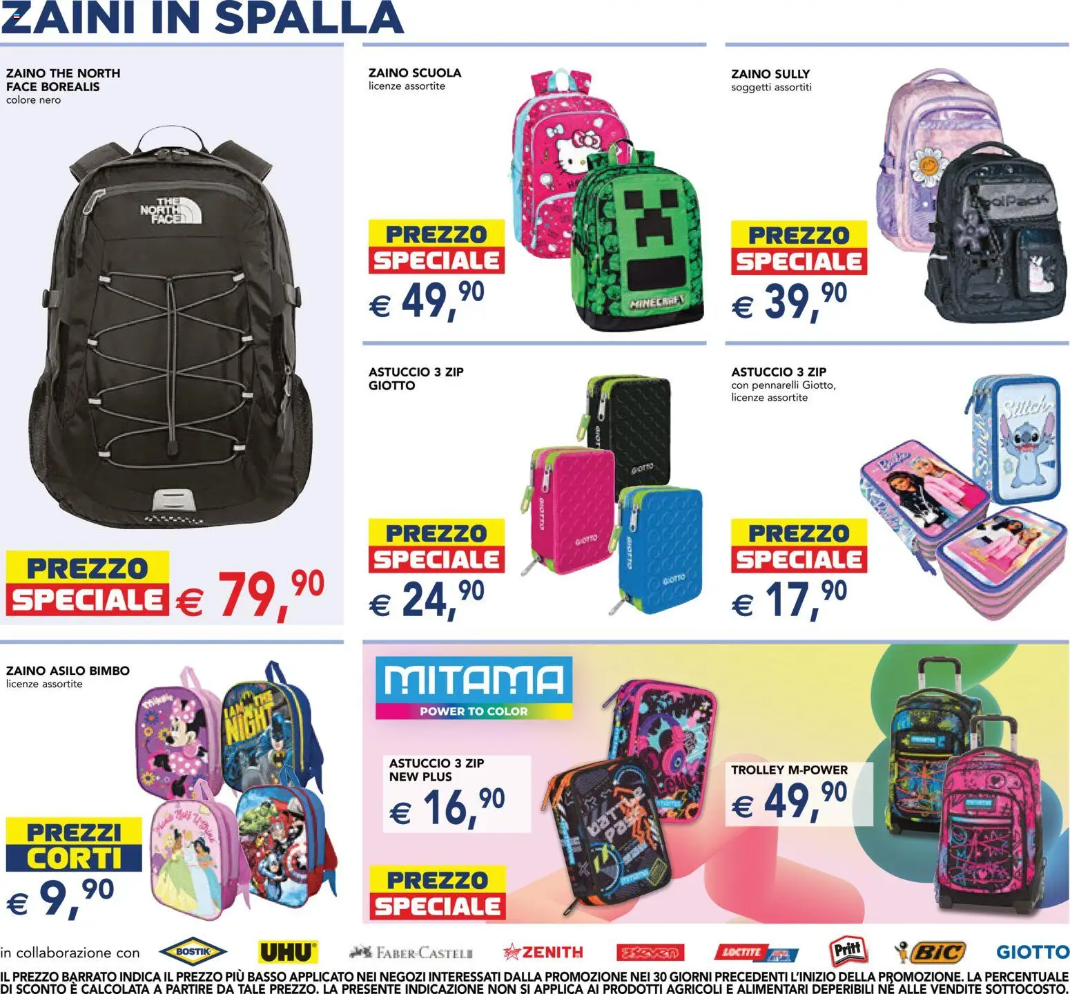 Volantino Esselunga S del 24/08/2026 | Pagina: 4 | Prodotti: Spalla, Zaino, The, Pennarelli
