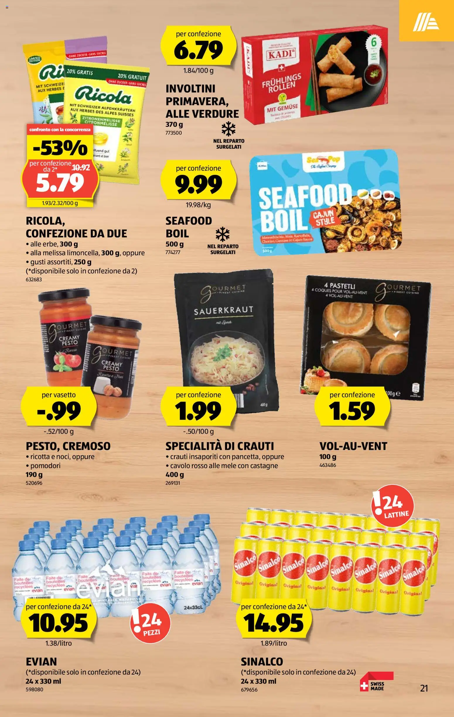 Aldi aktionen IT – gültig ab 22.10.2026 | Seite: 21 | Produkte: Gemüse, Ricotta