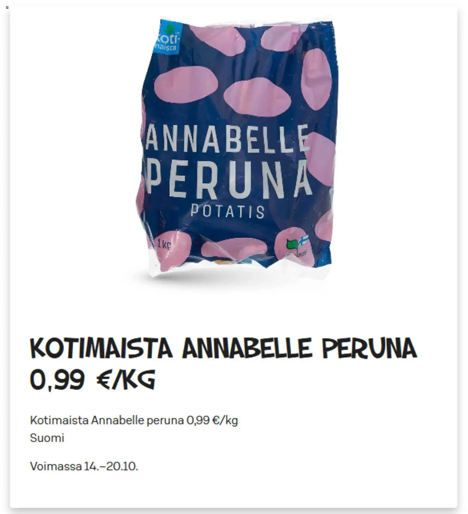 Alepa tarjoukset – voimassa 14/10/2026 alkaen | Sivu: 1