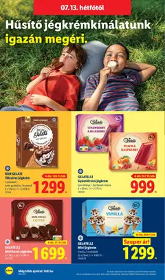 GELATELLI Mini jégkrém, Vanília / csokoládé - amely érvényes a következő dátumtól: 2026.07.09. | Oldal: 66