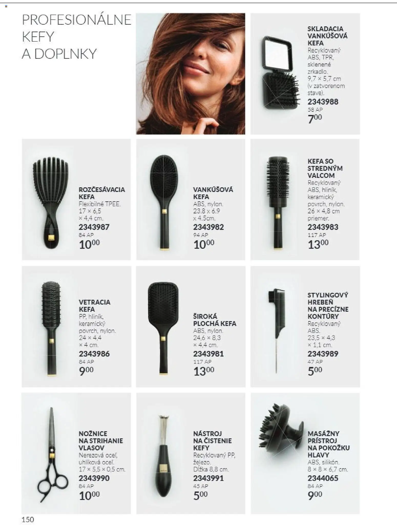 Nové Avon akcie – leták je platný od 01.10.2026 | Strana: 150 | Produkty: Hrebeň, Kefa