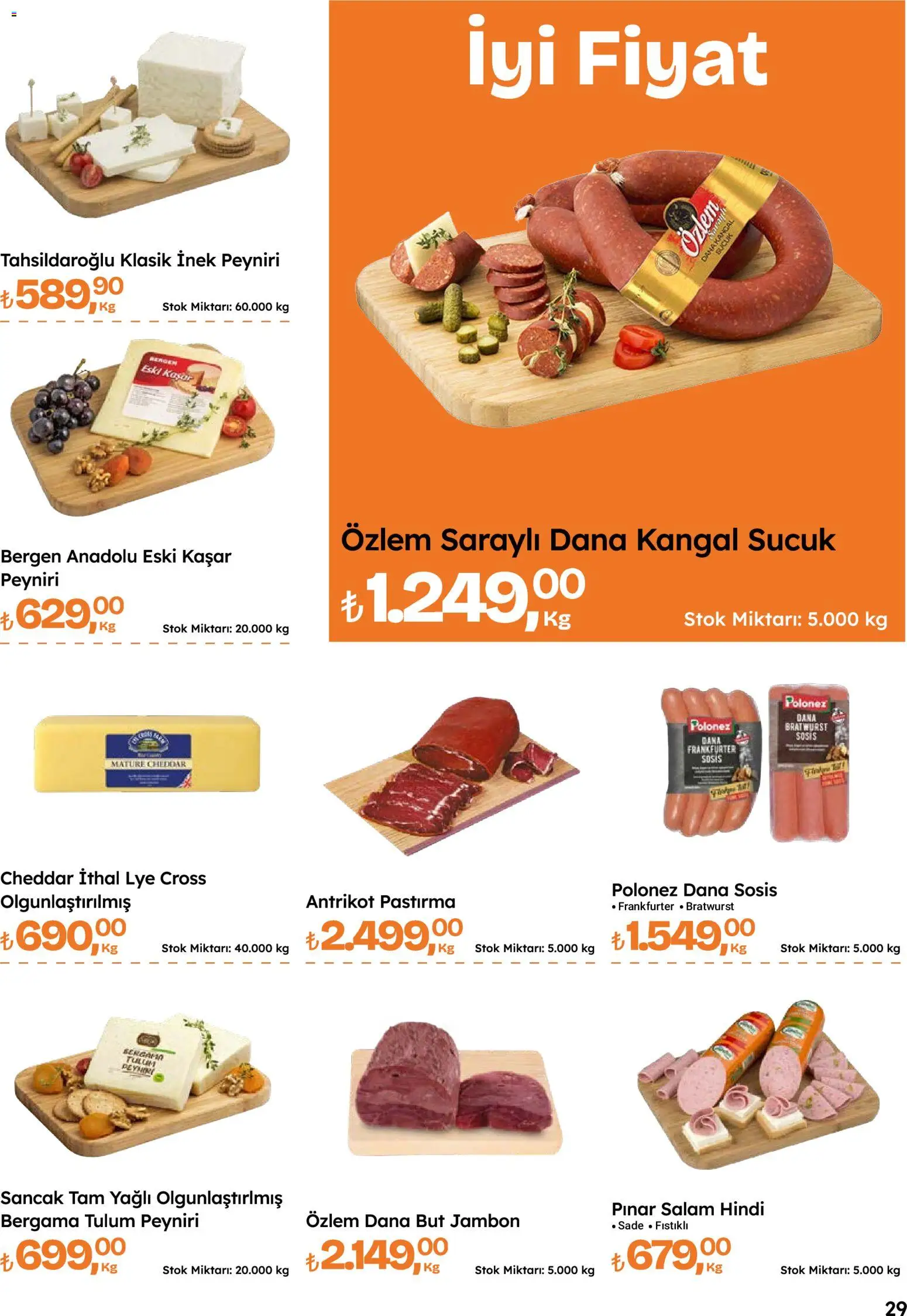 Migros Katalog - 5M Migroskop Dijital - 10 Eylül 2026 tarihinden itibaren geçerlidir | Sayfa: 29 | Ürünler: Cheddar, Salam, Tulum, Dana but