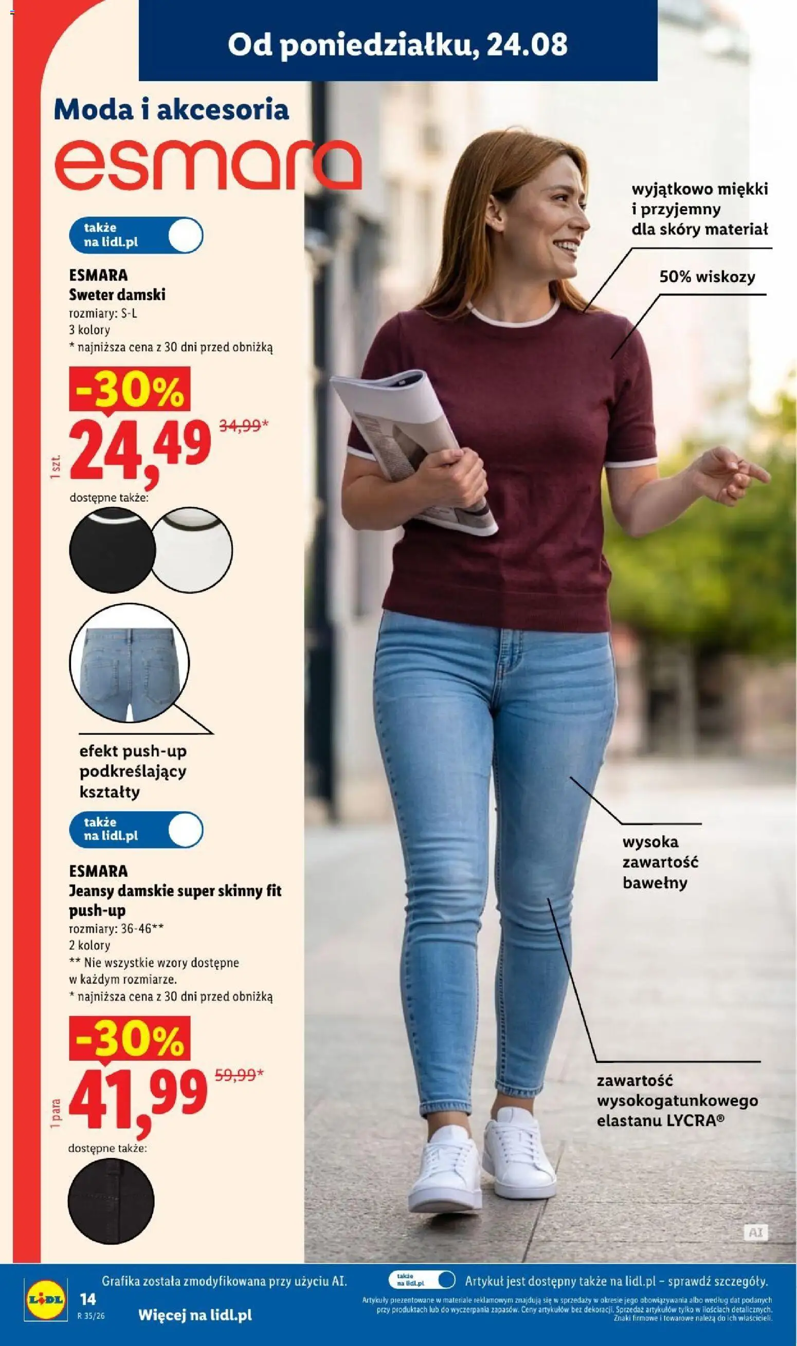 Lidl Katalog od 24.08.2026 | Strona: 14 | Produkty: Sweter