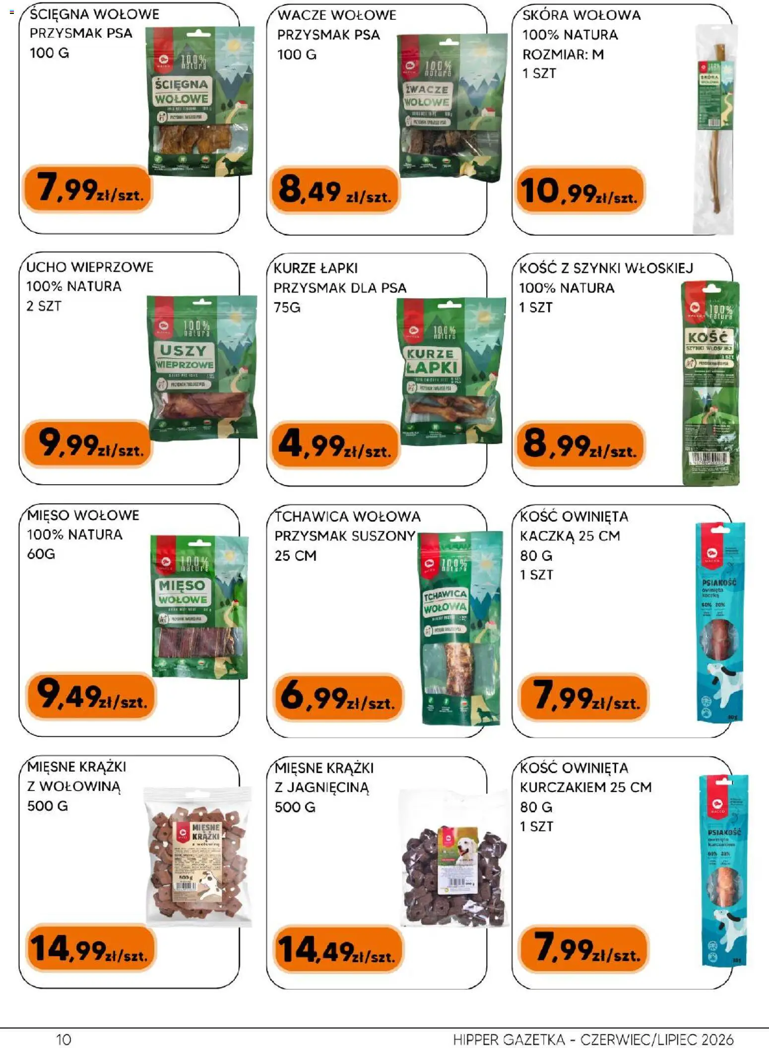 Hipper gazetka od 26.06.2026 | Strona: 10 | Produkty: Mięso, Kaczka, Jagnięcina, Wołowina