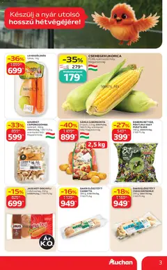 Auchan Grill ajánlatok - amely érvényes a következő dátumtól: 2026.08.13. | Oldal: 3
