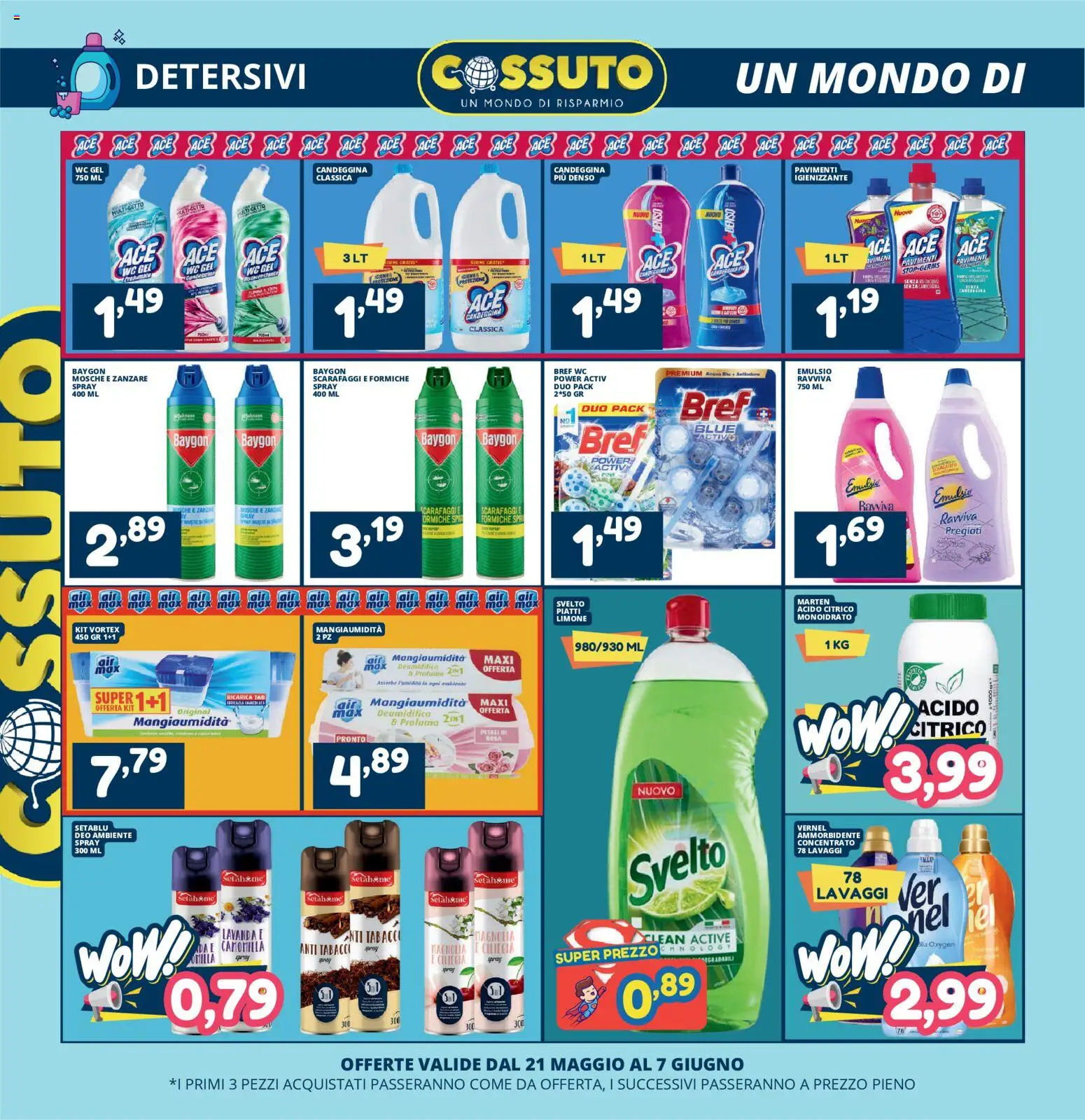 Volantino Cossuto del 21/05/2026 | Pagina: 2 | Prodotti: Ammorbidente, Candeggina, Limone, Lavanda