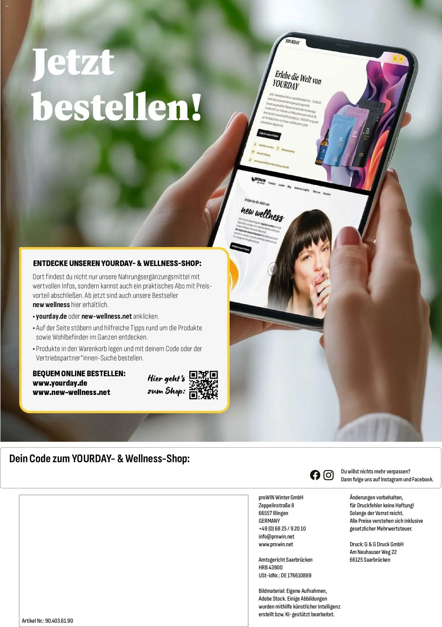 Katalog ProWin New Wellness Oktober 2026 / März 2027 – gültig ab 01.10.2026 | Seite: 52