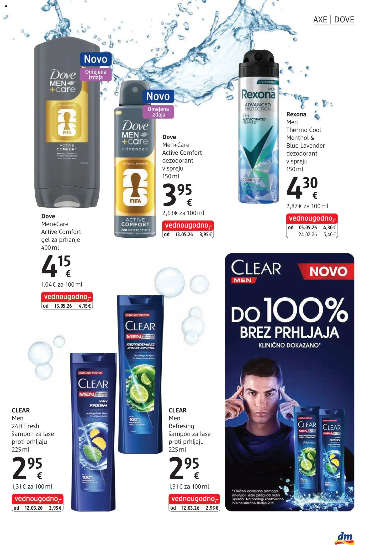 Novi DM Drogerie Markt katalog ponudbe – veljaven od 01.06.2026 | Stran: 17 | Izdelki: Gel za prhanje, Sampon
