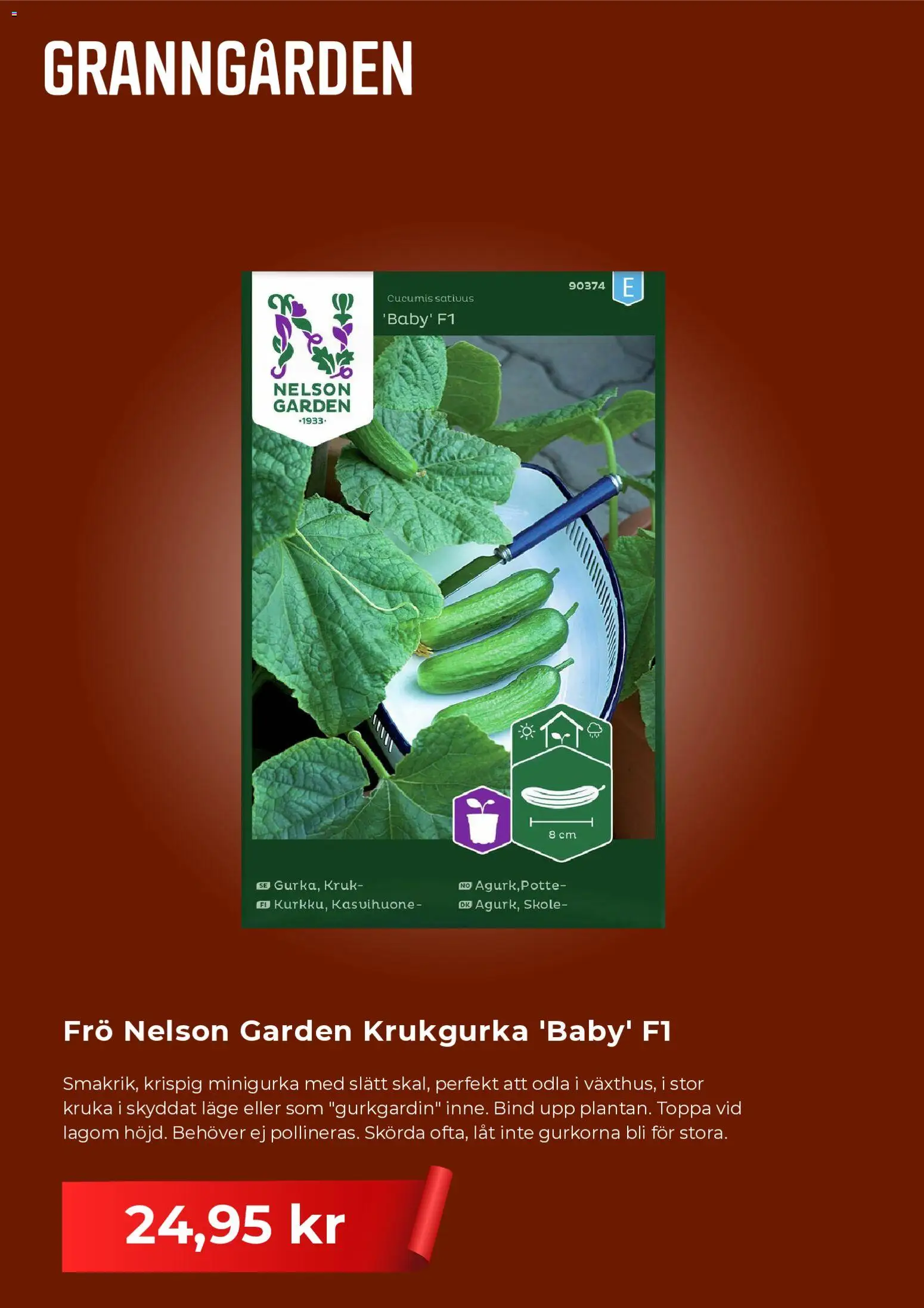 Granngården reklamblad aktuell från 01/09/2026 | Sida: 4 | Produkter: Frö, Kruka