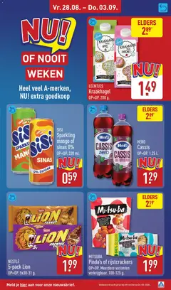 HERO Cassis, HERO Cassis - Voorbeeld van een folder van Aldi, geldig van 24-08-2026 | Pagina: 63 | Producten: Cassis, Mango, Appel, Aardbei