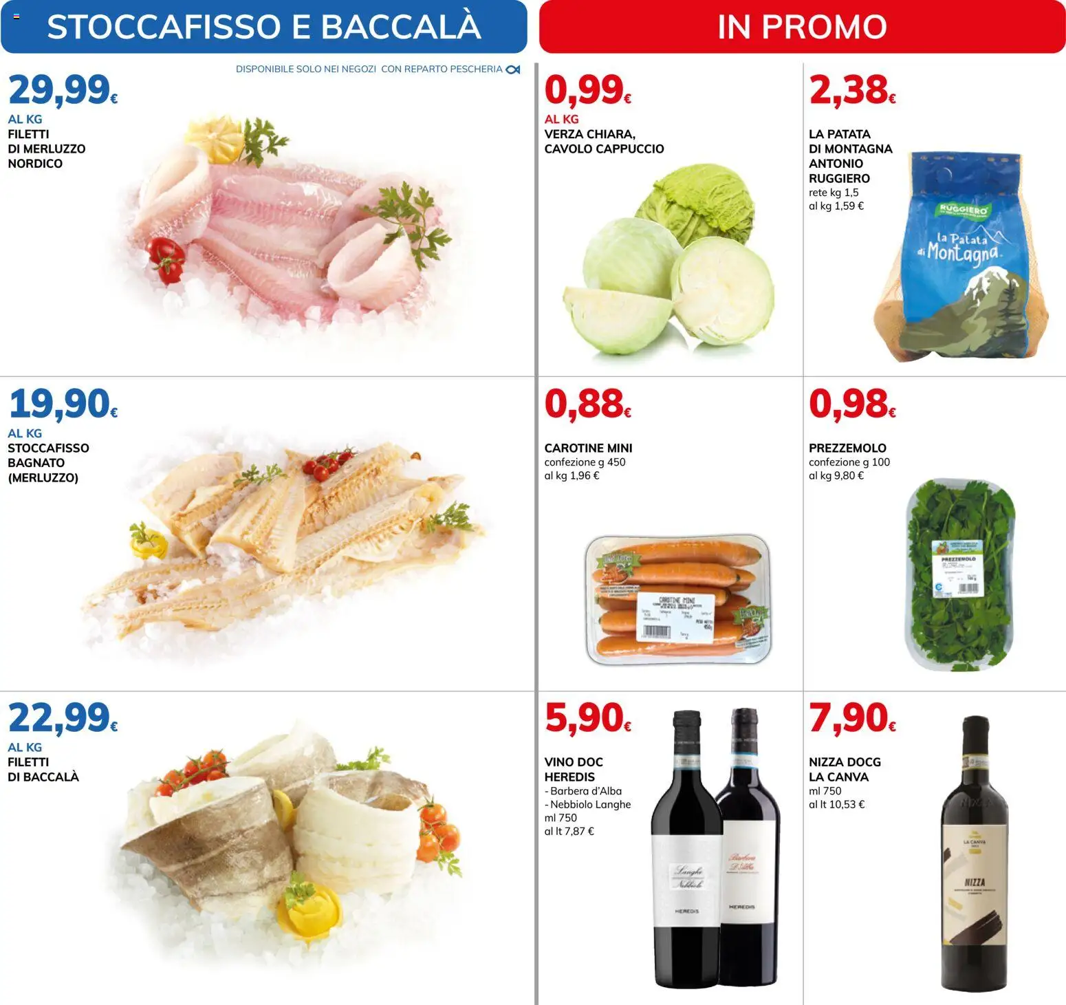 Volantino Basko del 20/10/2026 | Pagina: 3 | Prodotti: Merluzzo, Vino, Cavolo, Cavolo cappuccio
