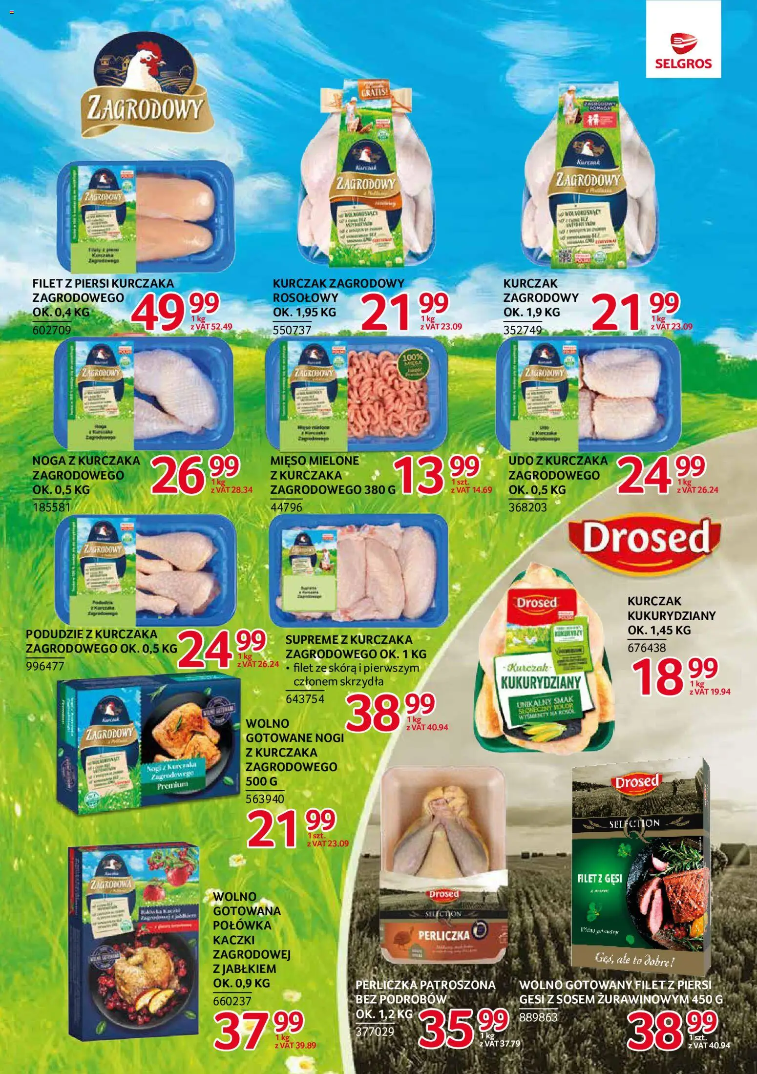 Selgros cash&carry gazetka - Markowe produkty od 10.09.2026 | Strona: 13 | Produkty: Piersi, Mięso mielone, Filet, Filet z piersi kurczaka