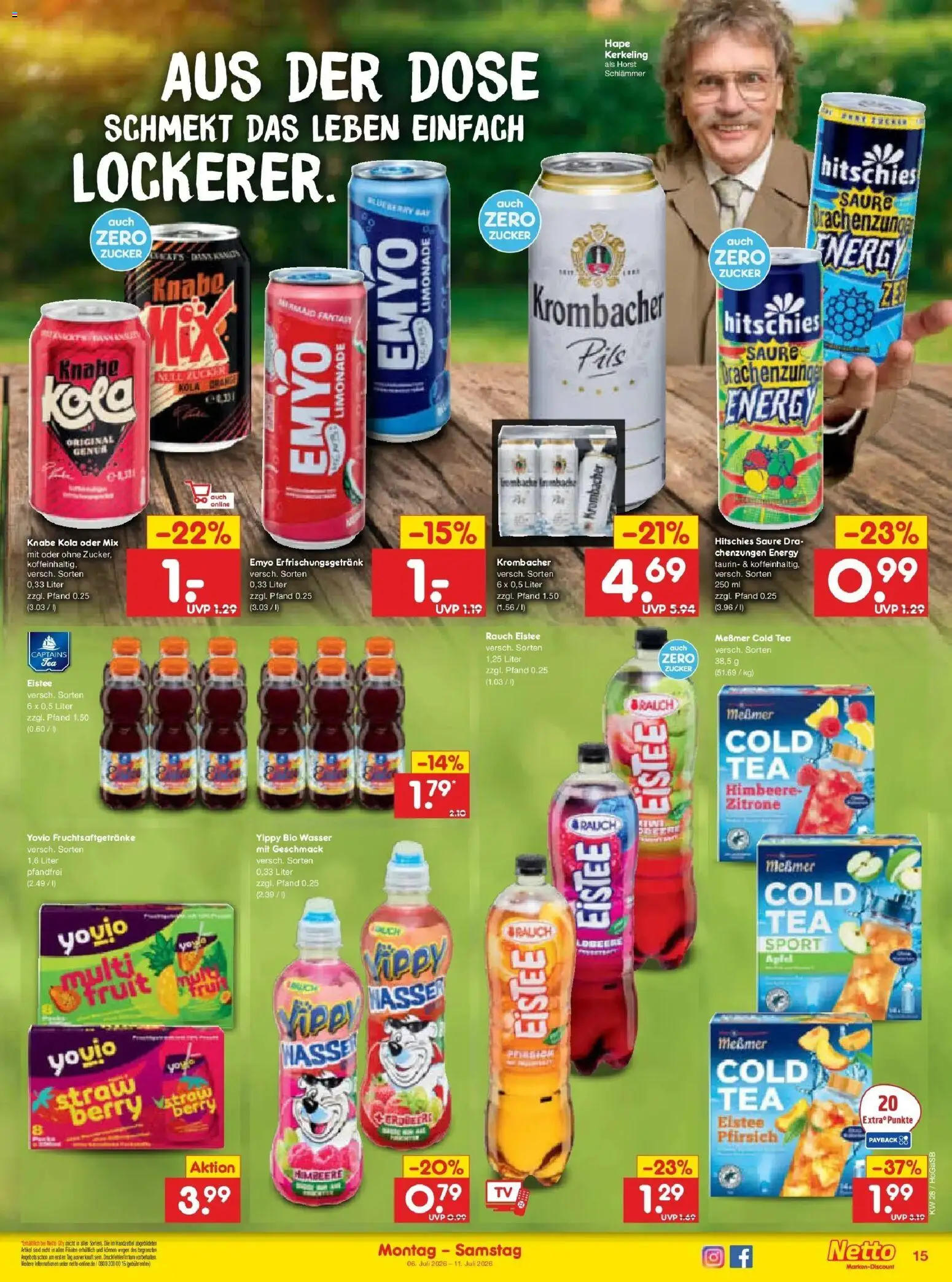 Netto Marken-Discount - Netto: Wochenangebote – gültig ab 05.07.2026 | Seite: 21 | Produkte: Energy, Äpfel, Zucker, Himbeere