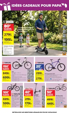 Carrefour - Prévisualisation de Carrefour catalogue valide à partir de 09.06.2026 | Page: 40 | Produits: Vélo électrique, Poids, Trottinette électrique, Casque
