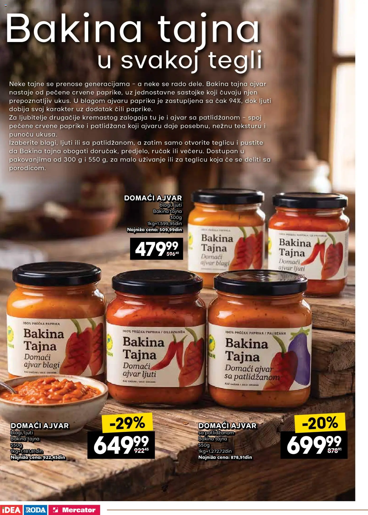 Roda katalog - važi od 14.09.2026 | Strana: 8 | Proizvode: Ajvar, Čili, Paprika