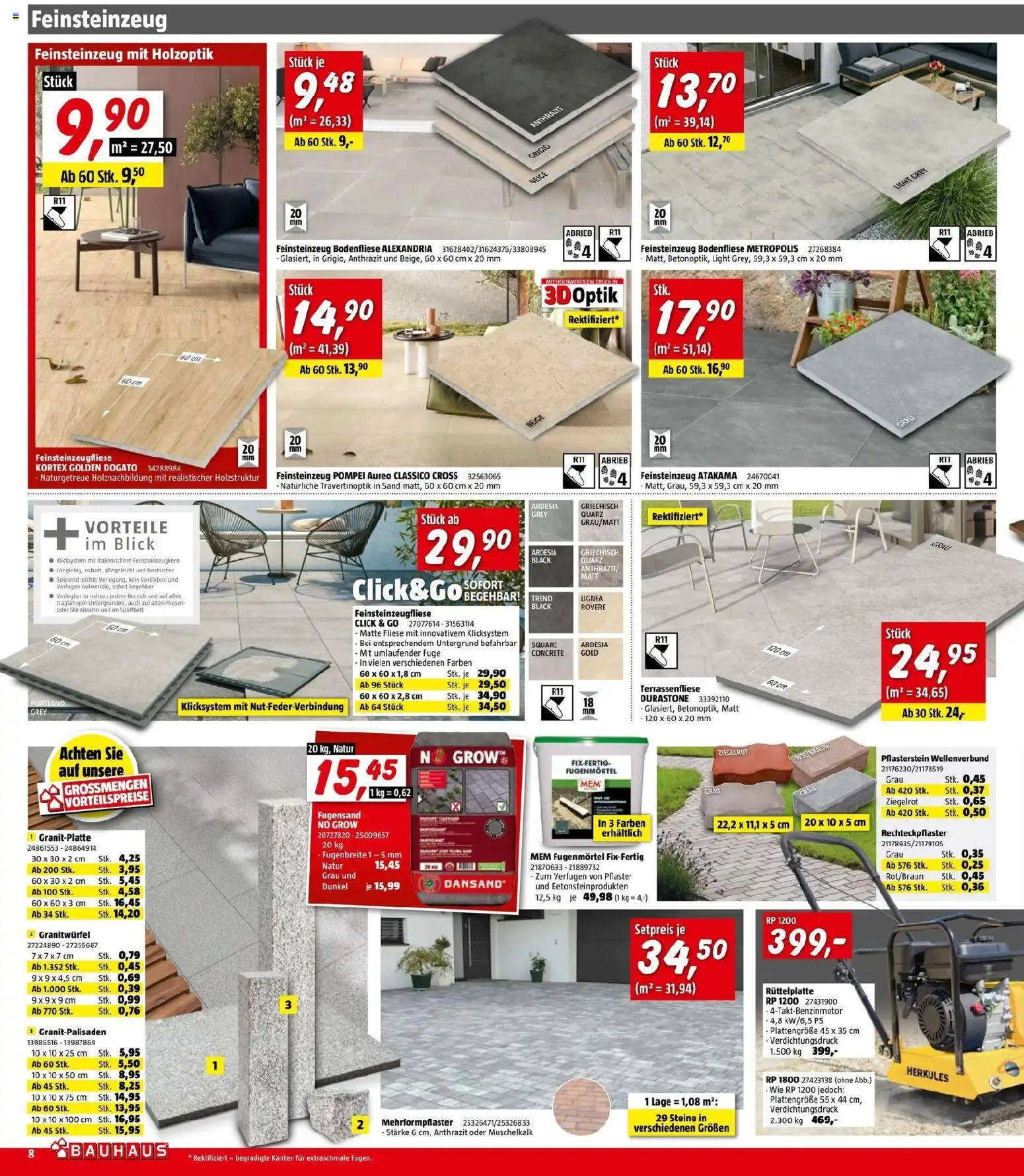 Bauhaus - BAUHAUS: Flugblatt von 19.08.2026 - Aktuelle Angebote | Seite: 8