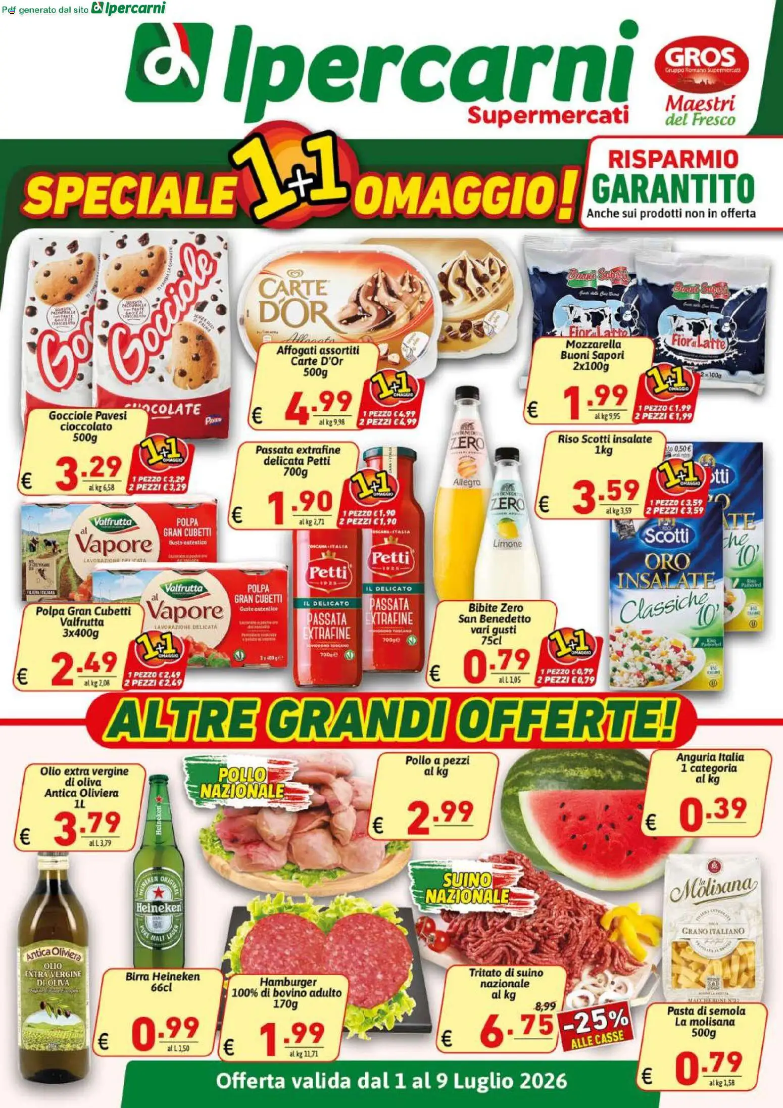 Volantino Ipercarni del 01/07/2026 | Pagina: 1