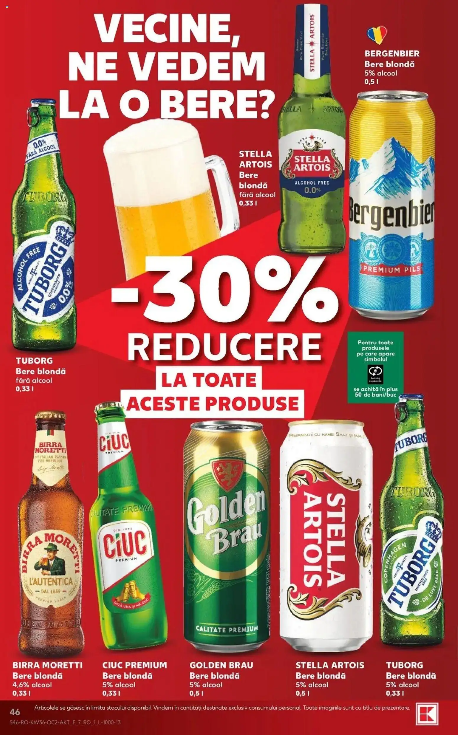 Kaufland Viseu de Sus 02.09.2026 - Revista si Oferta | Pagină: 46 | Produse: Golden Brau, Premium, Bere, Plus