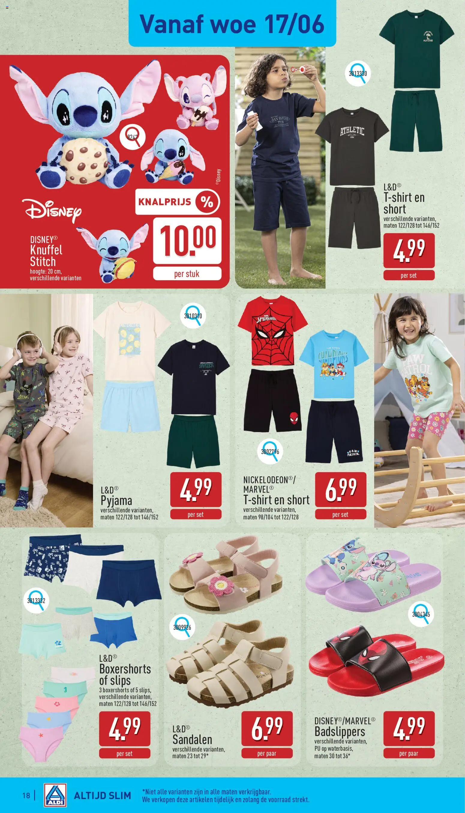 {H1} | Pagina: 18 | Producten: Sandalen, Tésztagép, Pyjama