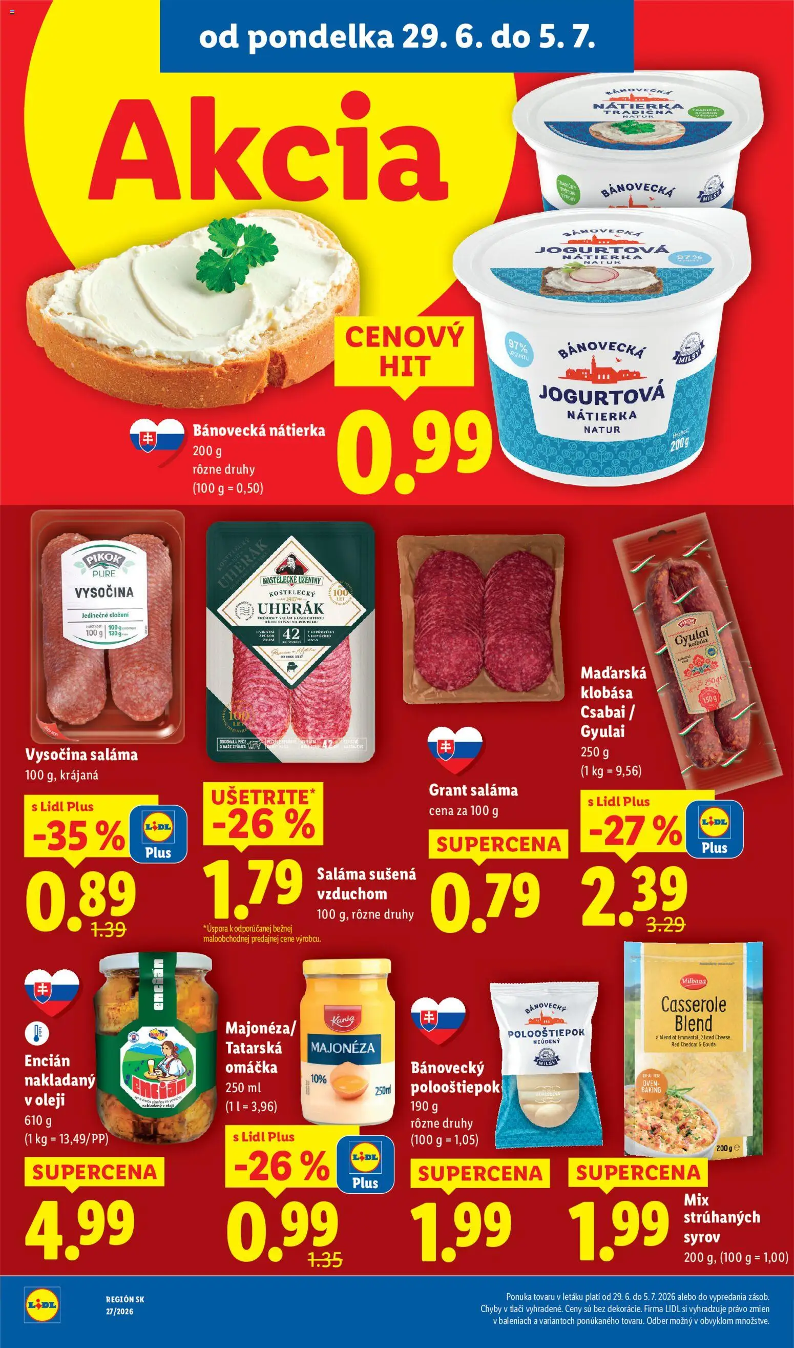 Nové Lidl akcie – leták je platný od 29.06.2026 | Strana: 32