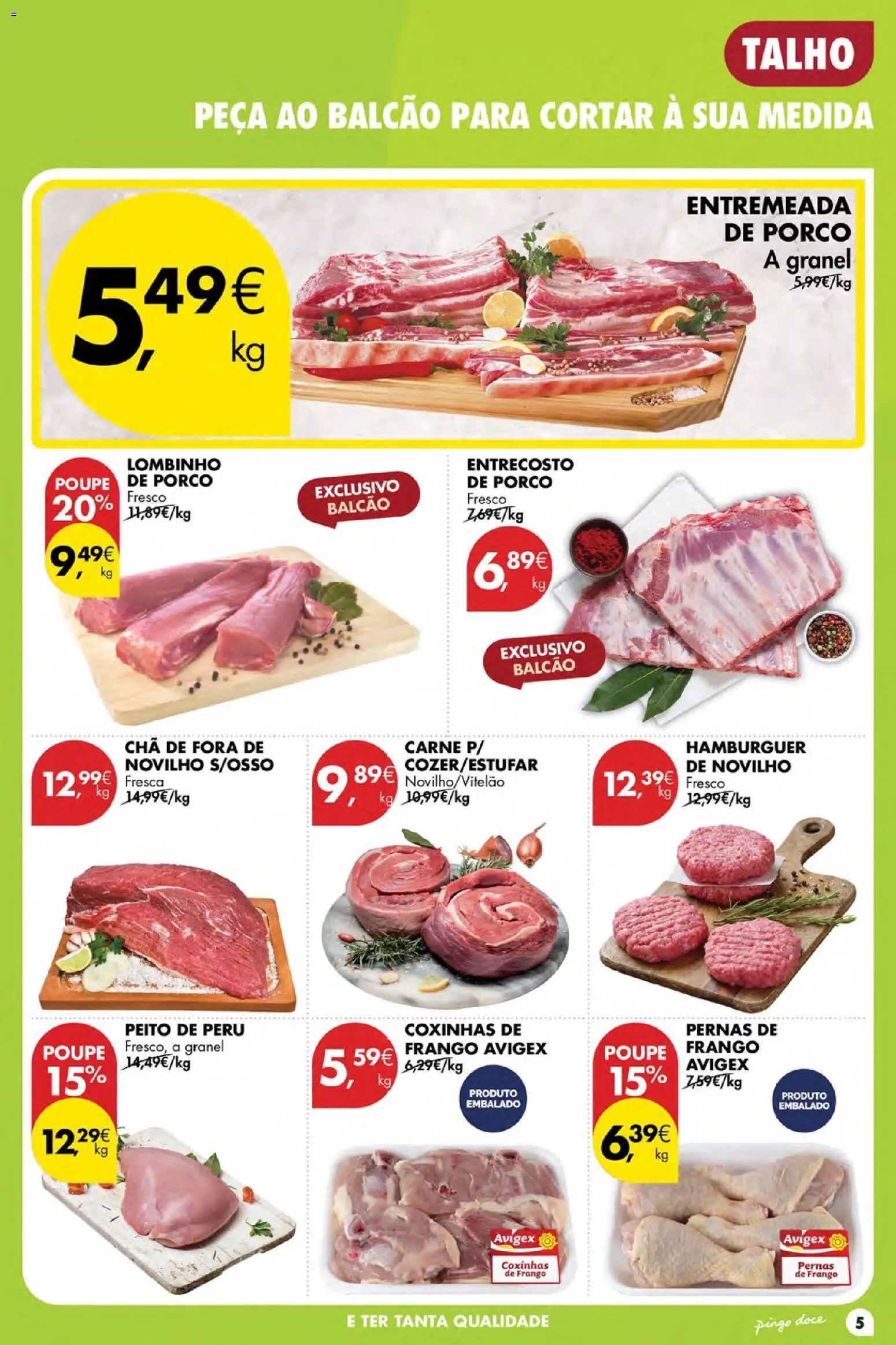 Pingo Doce Poupe Esta Semana Açores │ válido de 04.06.2026 | Página: 5 | Produtos: Peito de peru, Peru, Chá, Carne