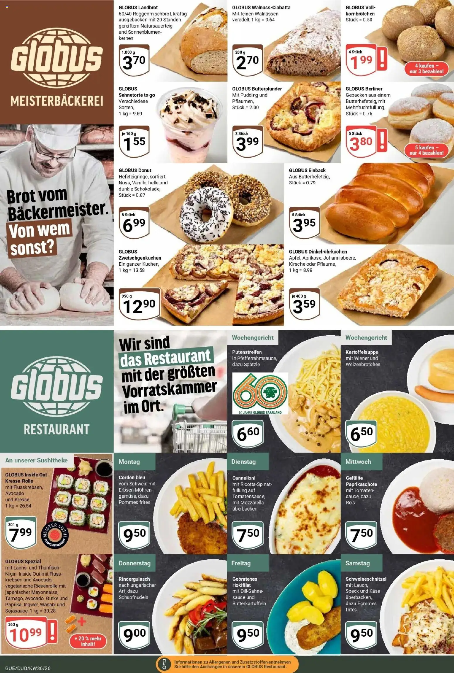 Globus Prospekt Saarbrücken-Dudweiler (ab 31.08.2026) » Angebote online | Seite: 10 | Produkte: Käse, Mozzarella, Tomaten, Reis