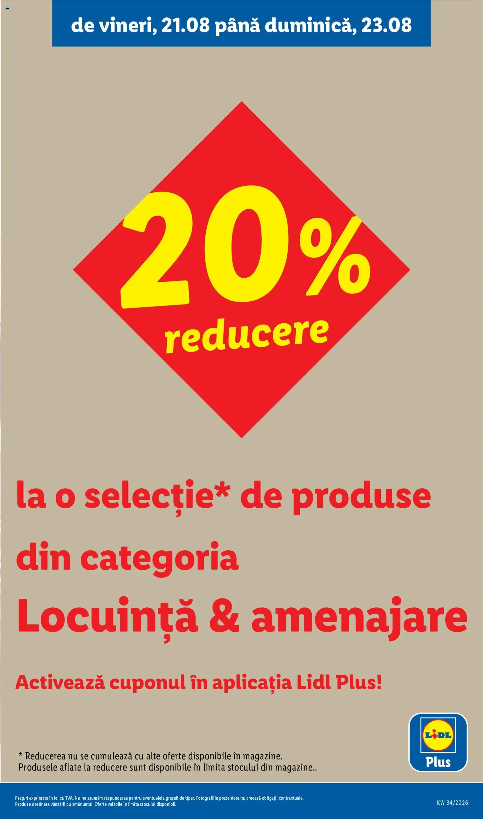 Noul catalog Lidl – valabil de la 17.08.2026 | Pagină: 91 | Produse: Plus