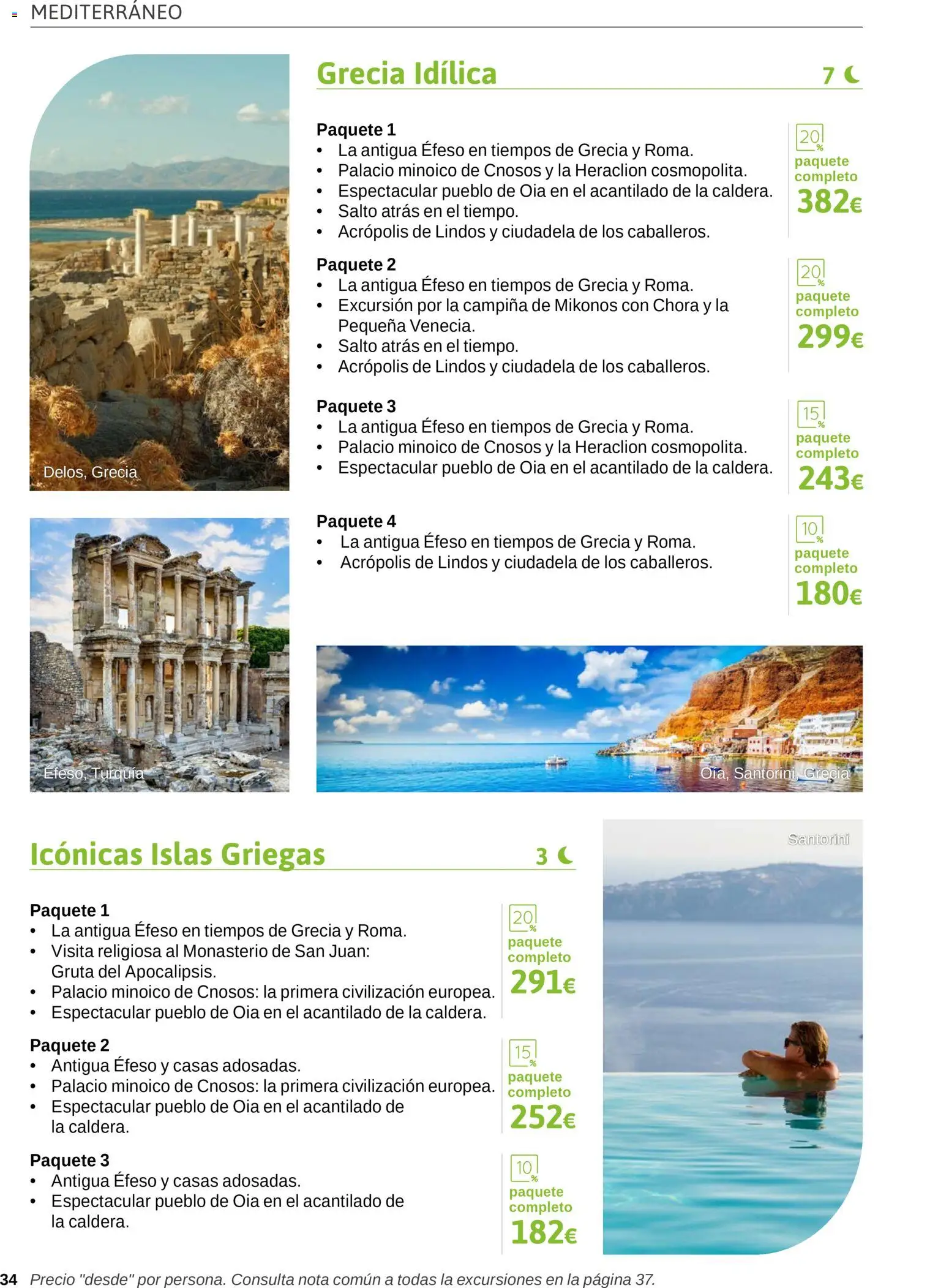 Viajes El Corte Inglés Excursiones Cruceros │ válido desde el 18.03.2026 | Página: 34