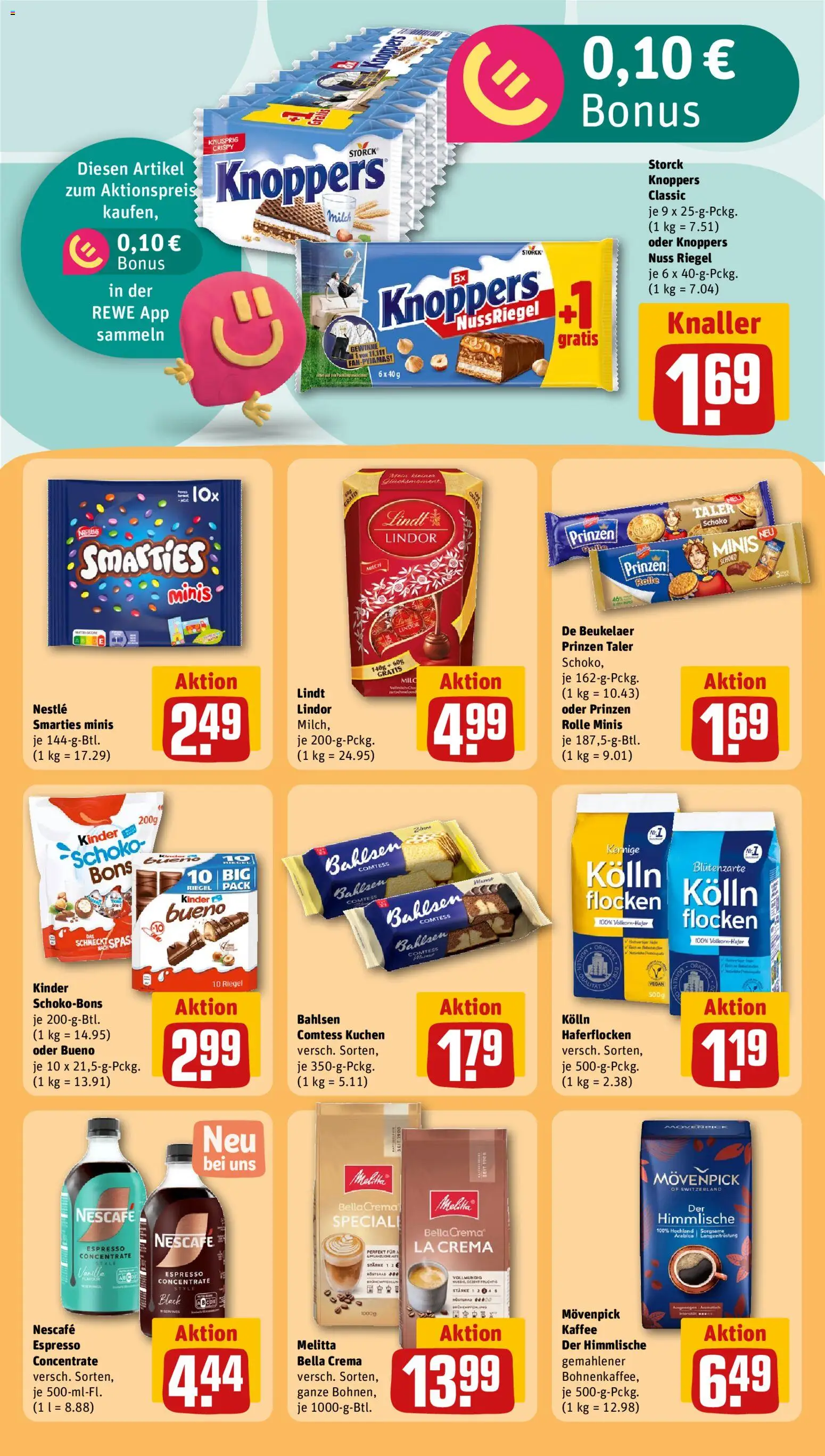Rewe ihr Kaufpark Prospekt – gültig ab 08.06.2026 | Seite: 23 | Produkte: Melitta, Nescafe, Milch, Flocken