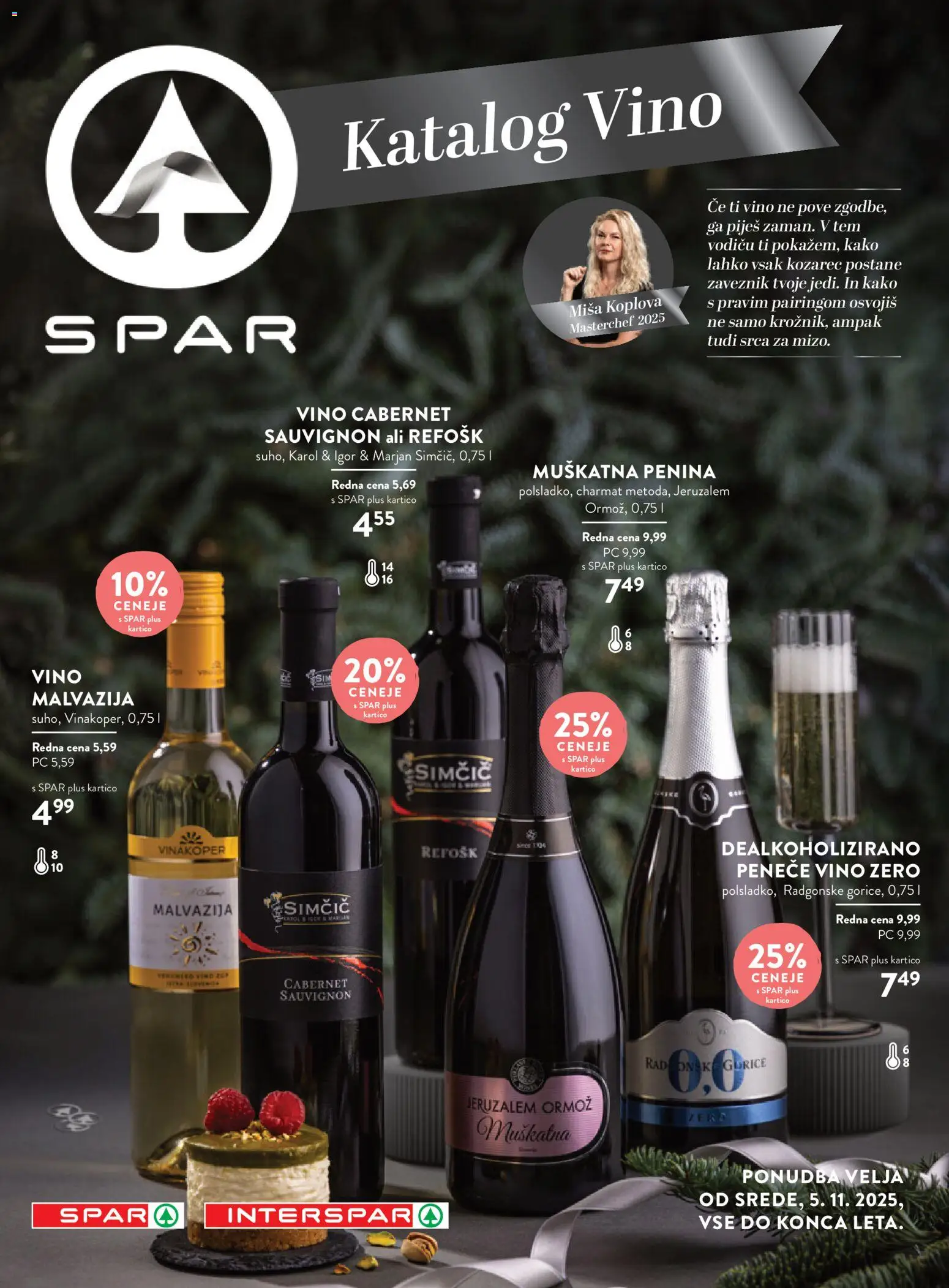 Spar katalog vino | Veljaven od 05.11.2025 catalogue cover