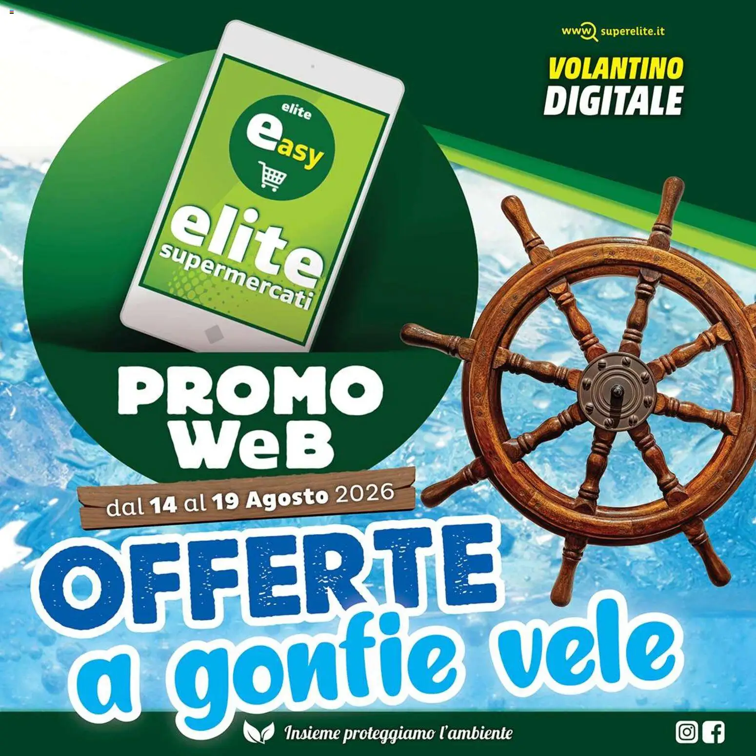 Volantino Elite Supermercati del 14/08/2026 | Pagina: 1