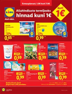 Lidl kliendilehe eelvaade alates 01.06.2026