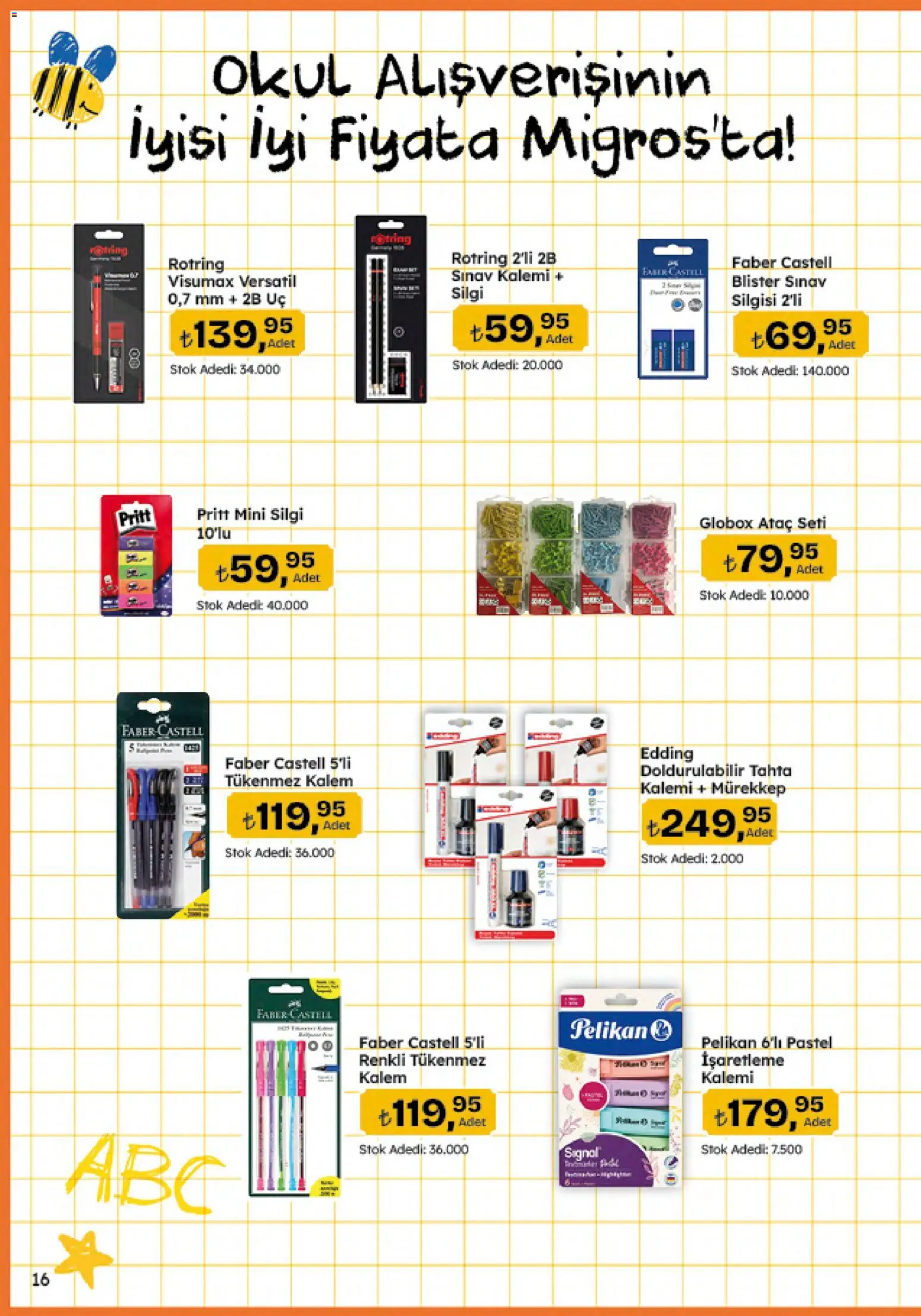 Migros Katalog - 5M Migroskop Dijital - 20 Ağustos 2026 tarihinden itibaren geçerlidir | Sayfa: 139 | Ürünler: Tükenmez kalem