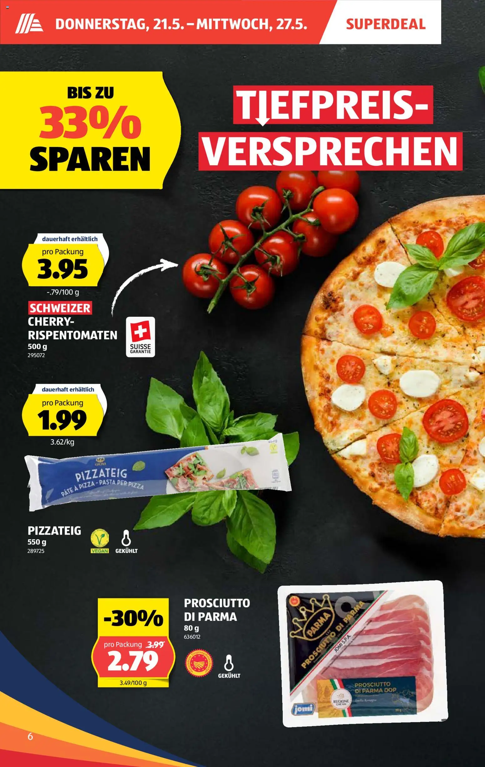 Aldi aktionen – gültig ab 21.05.2026 | Seite: 6 | Produkte: Pizza, Pasta
