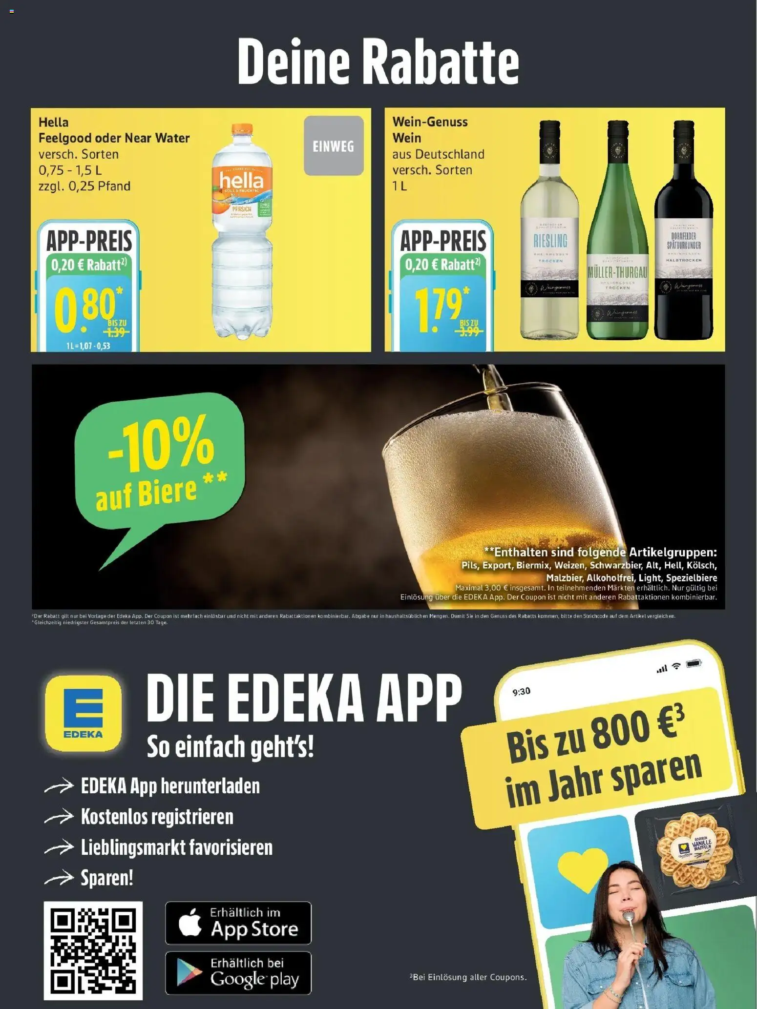 Edeka Prospekt Hamburg (ab 21.09.2026) » Angebote Online | Seite: 7 | Produkte: Hella, Pfirsich, Wein