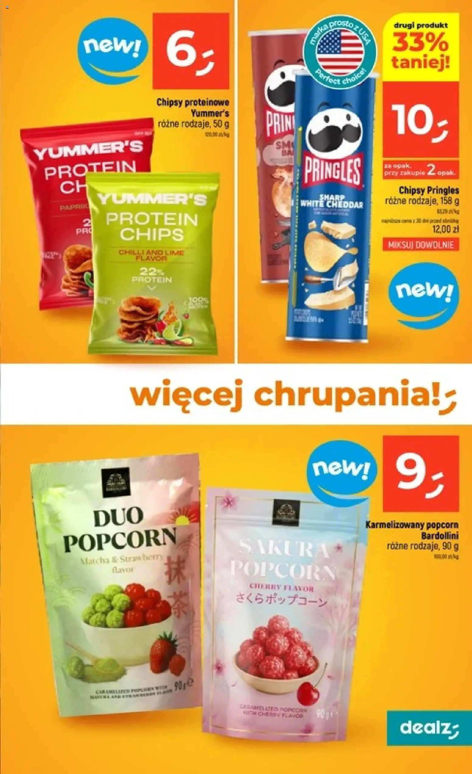 Dealz gazetka od 30.07.2026 | Strona: 15 | Produkty: Chipsy pringles, Pringles, Matcha, Cheddar