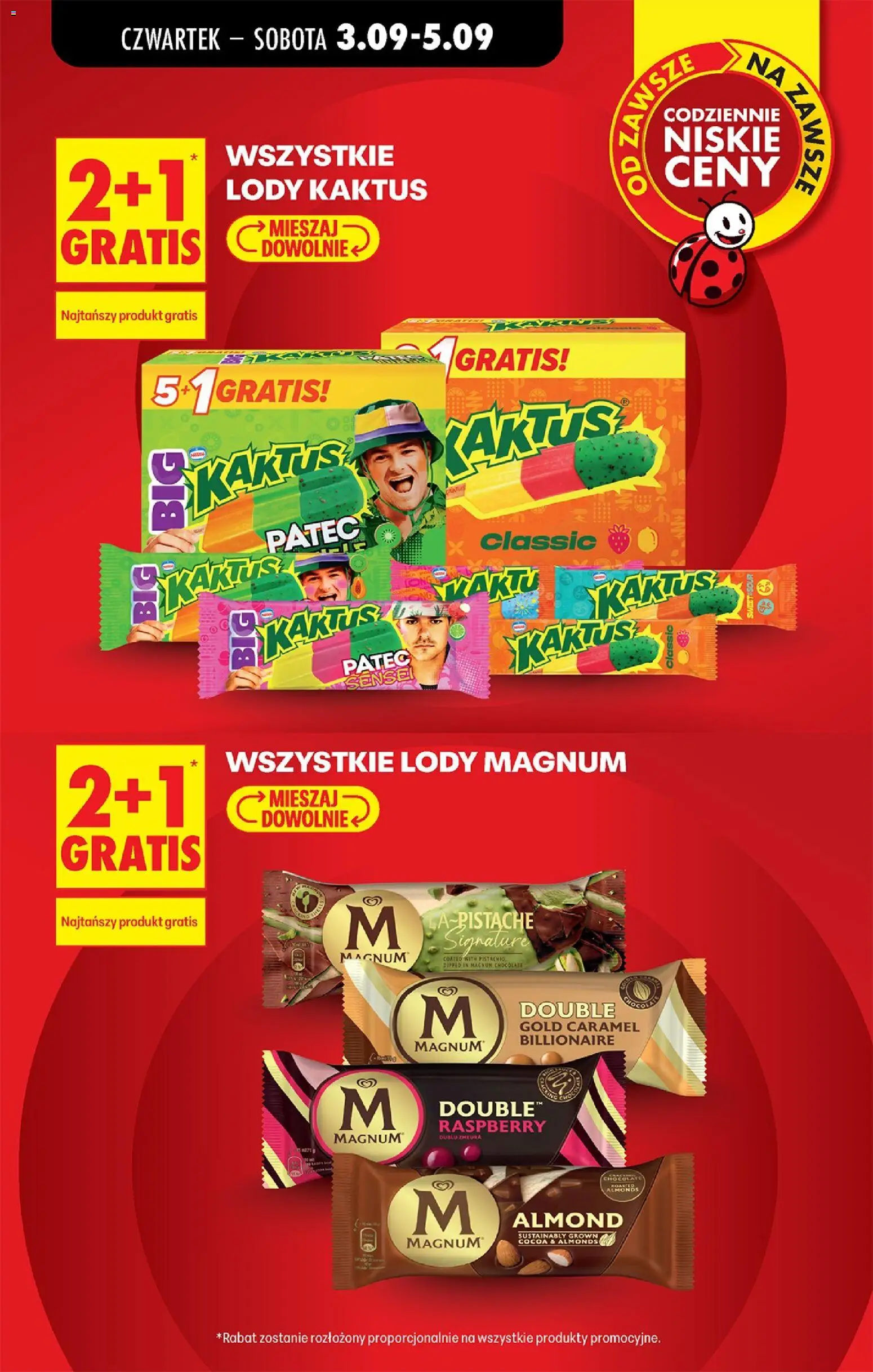 Biedronka Polsko leták - Codziennie niskie ceny od 03.09.2026 | Strana: 15 | Produkty: Magnum