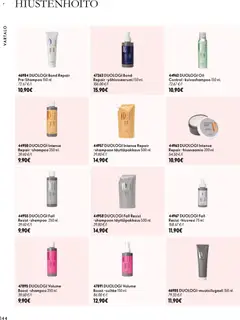 Oriflame-mainoslehti voimassa 07/10/2026 alkaen | Sivu: 144 | Tuotteet: Shampoo, Hiusnaamio, Kuivashampoo