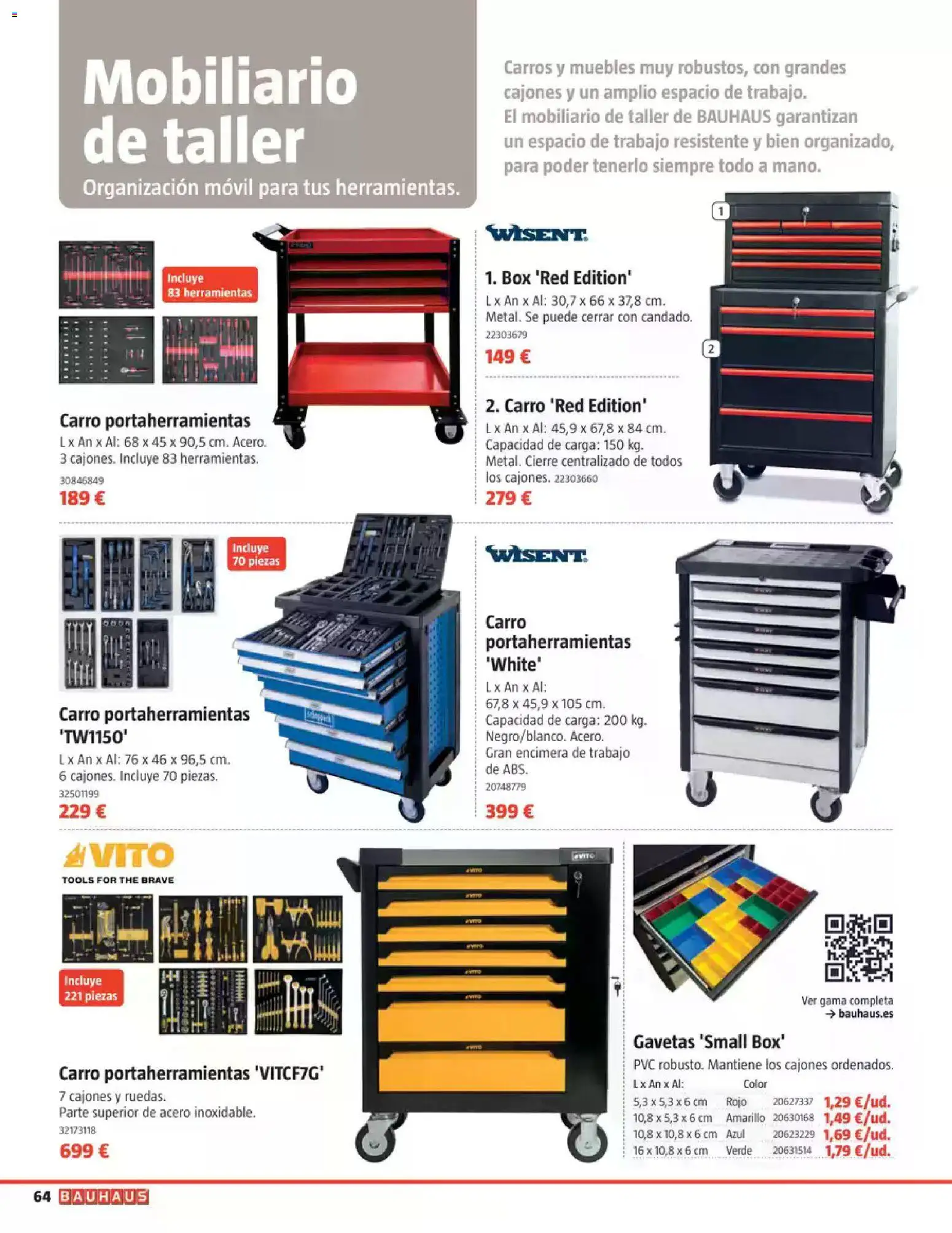 Bauhaus Ordenación │ válido desde el 18/08/2026 | Página: 64 | Productos: Móvil, Muebles, Herramientas