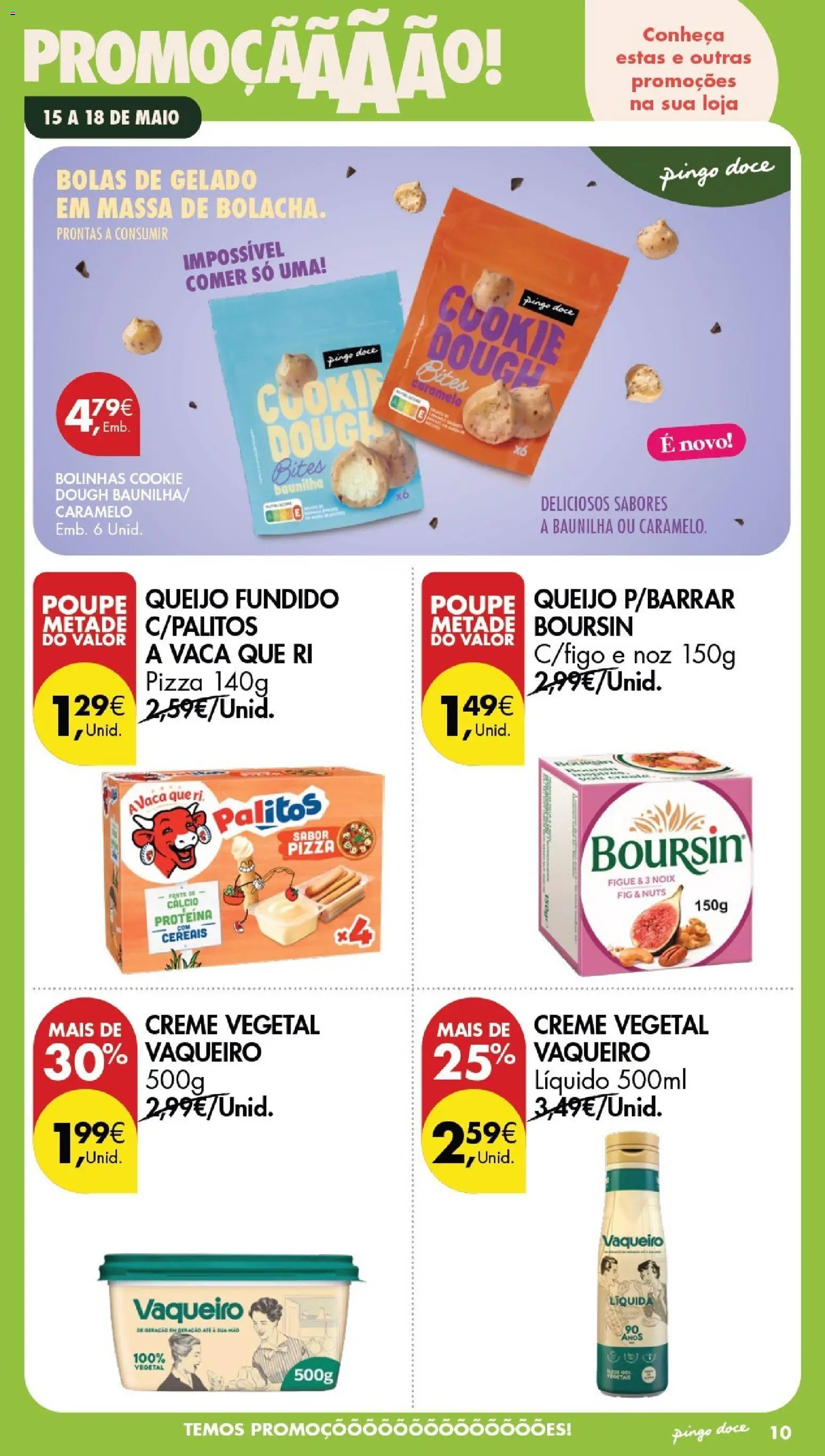 Pingo Doce Poupe este Fim de Semana │ válido de 15.05.2026 | Página: 9 | Produtos: Gelado, Queijo, Massa, Creme