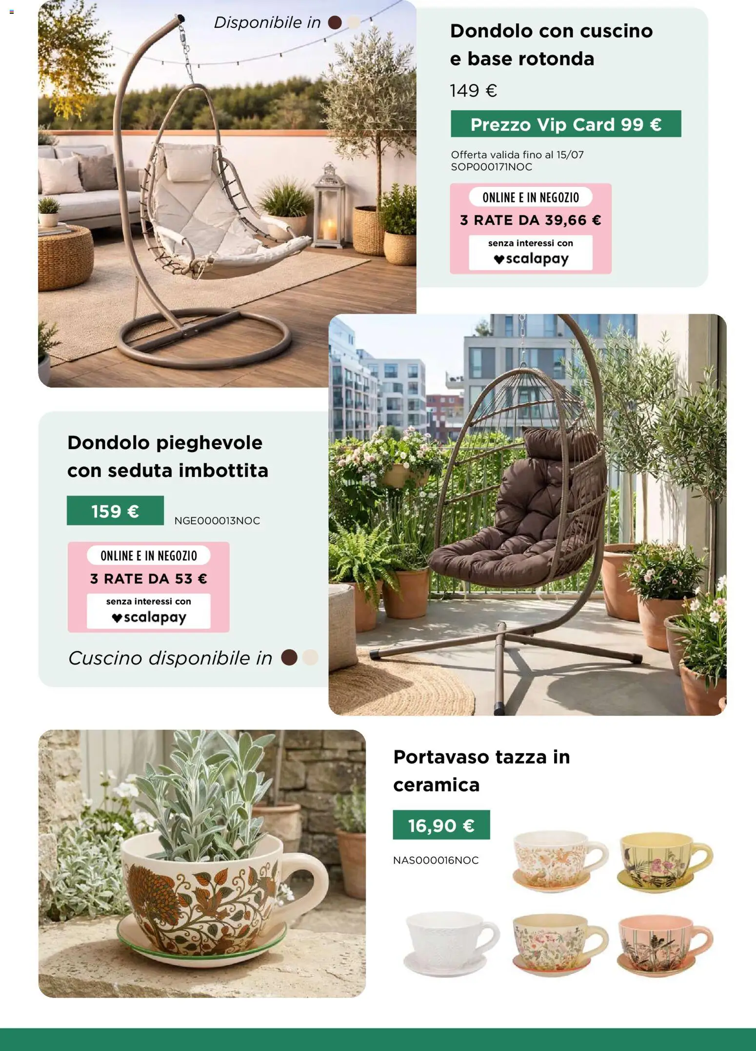 Volantino Kasanova del 12.06.2026 | Pagina: 13 | Prodotti: Dondolo, Cuscino