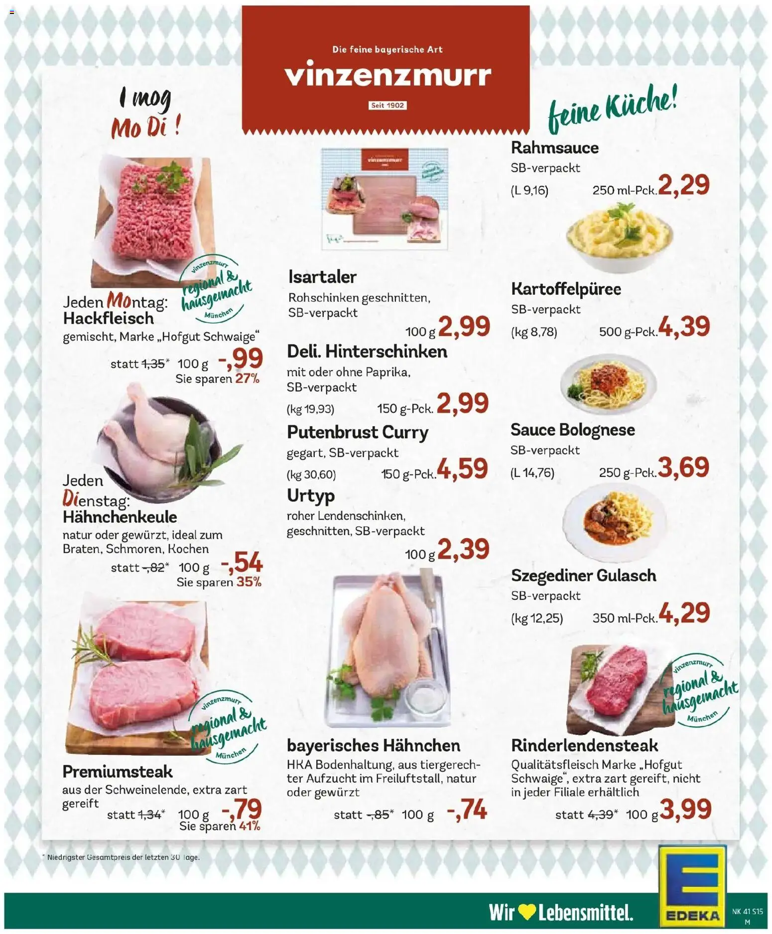 Edeka Prospekt Krailling (ab 05.10.2026) » Angebote Online | Seite: 17 | Produkte: Putenbrust, Küche, Gulasch, Hackfleisch