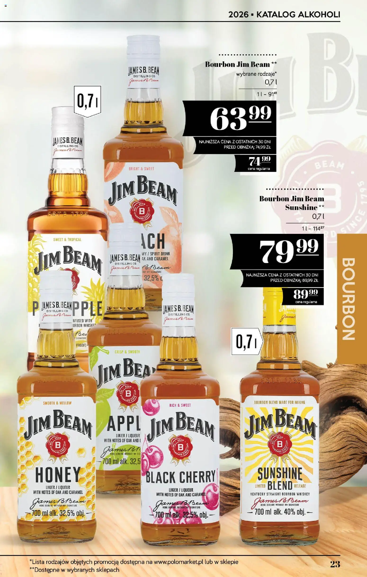 POLOmarket katalog - Alkoholi od 10.09.2026 | Strona: 23 | Produkty: Bourbon, Jim Beam