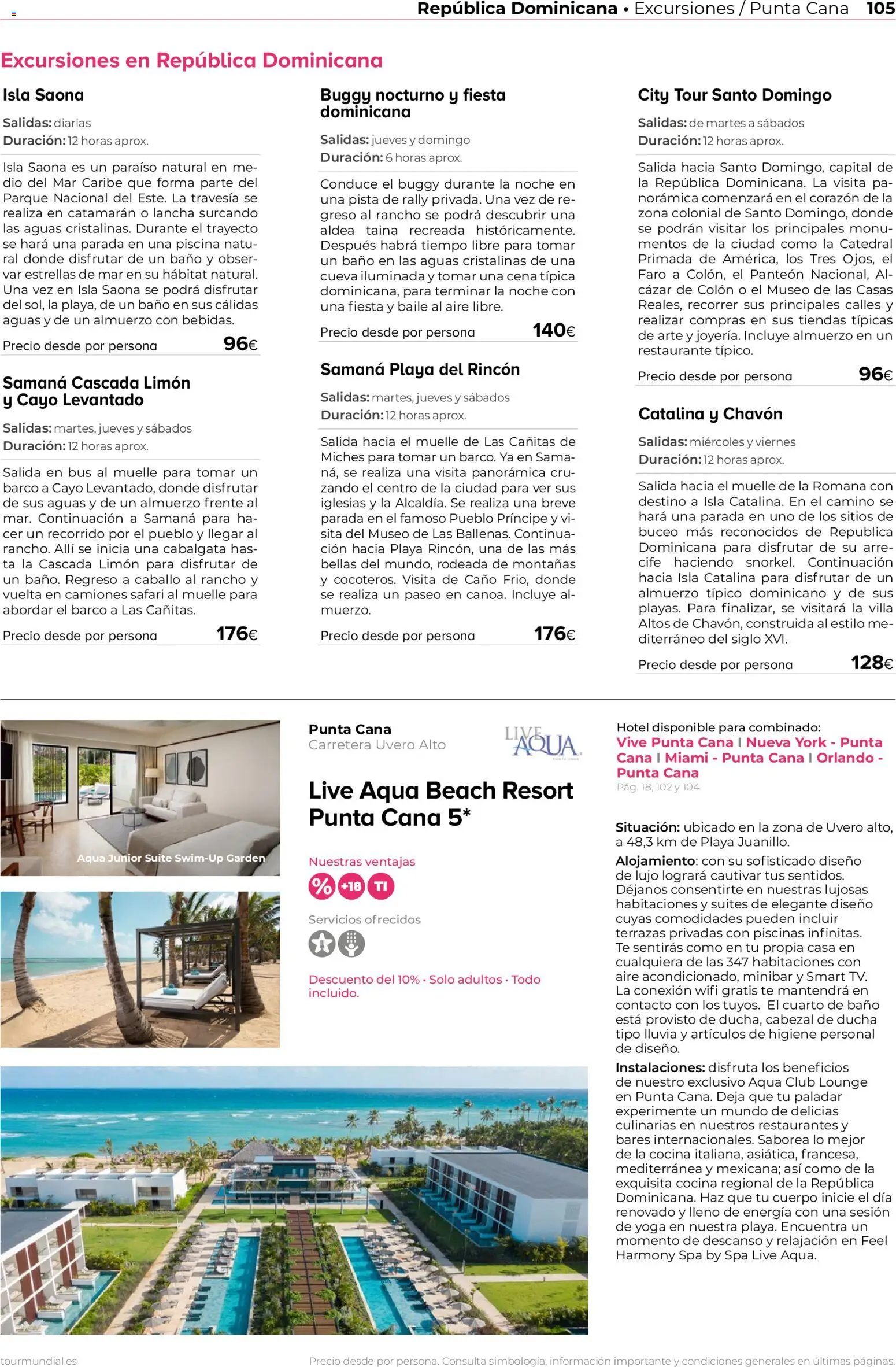 Viajes El Corte Inglés Norteamérica y Caribe │ válido desde el 01.01.2026 | Página: 105 | Productos: Té, Cocina, Baño, Ducha